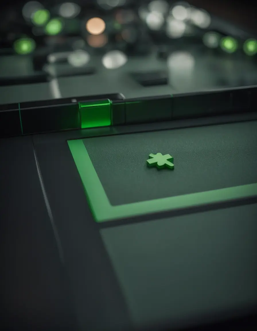 Infographic showing tangled licensing pathways with document stacks, warning symbols, and complexity indicators